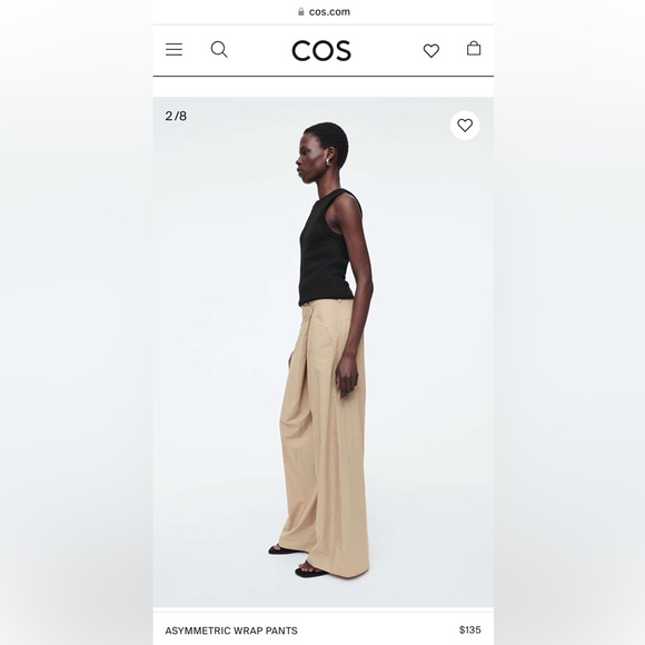 COS Asymmetric Wrap Pants - Picture 7 of 9